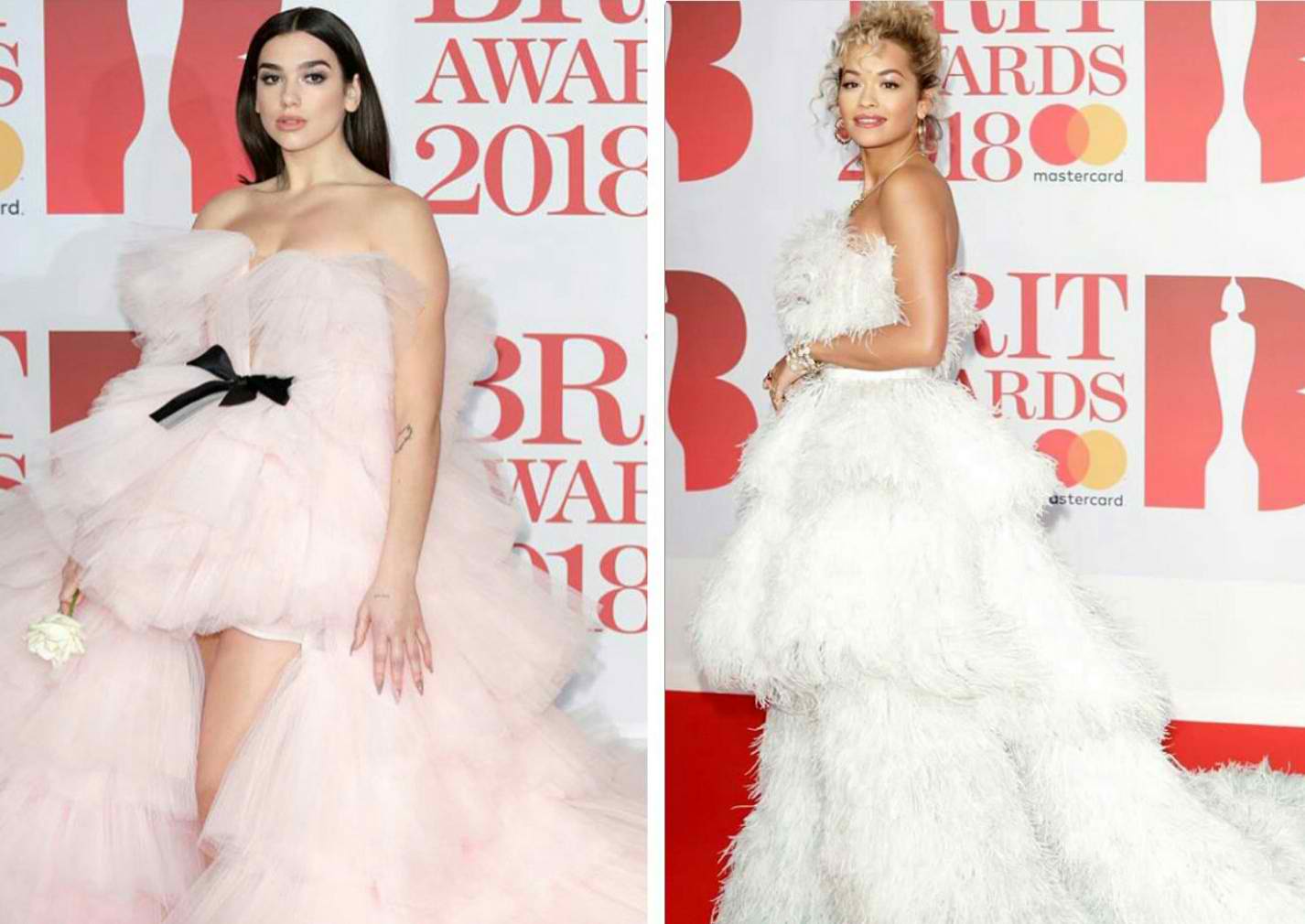 Dua Lipa Vs Rita Ora, kush veshi fustanin më të bukur në “Brit Awards”