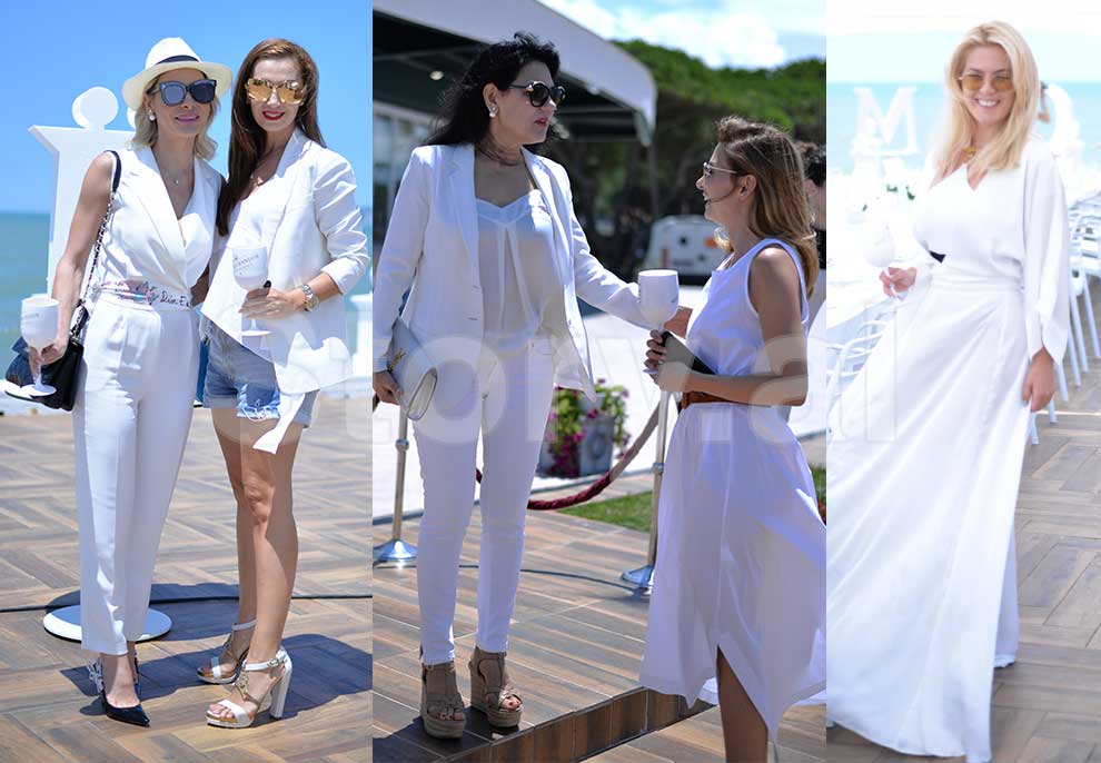 Të veshur me të bardha buzë detit, shampanja speciale që “dehu” sot VIP-at shqiptarë