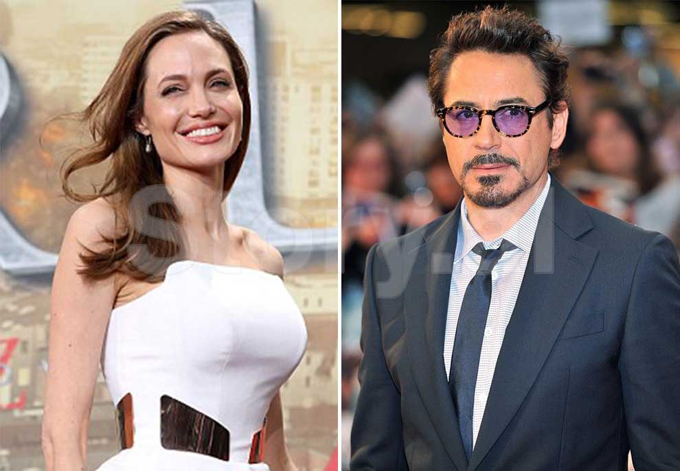 Angelina Jolie i vë syrin një burri të martuar, ai është Robert Downey Jr