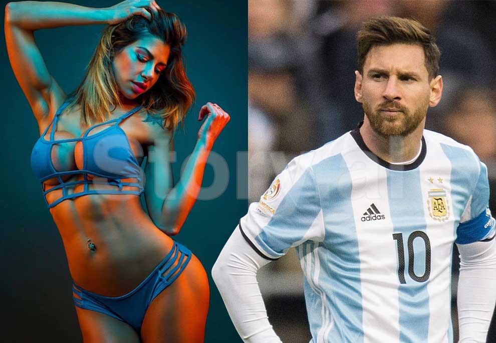 “Messi të dua!” Ish-modelja e Playboy-t mbështet yllin e futbollit pas eliminimit”
