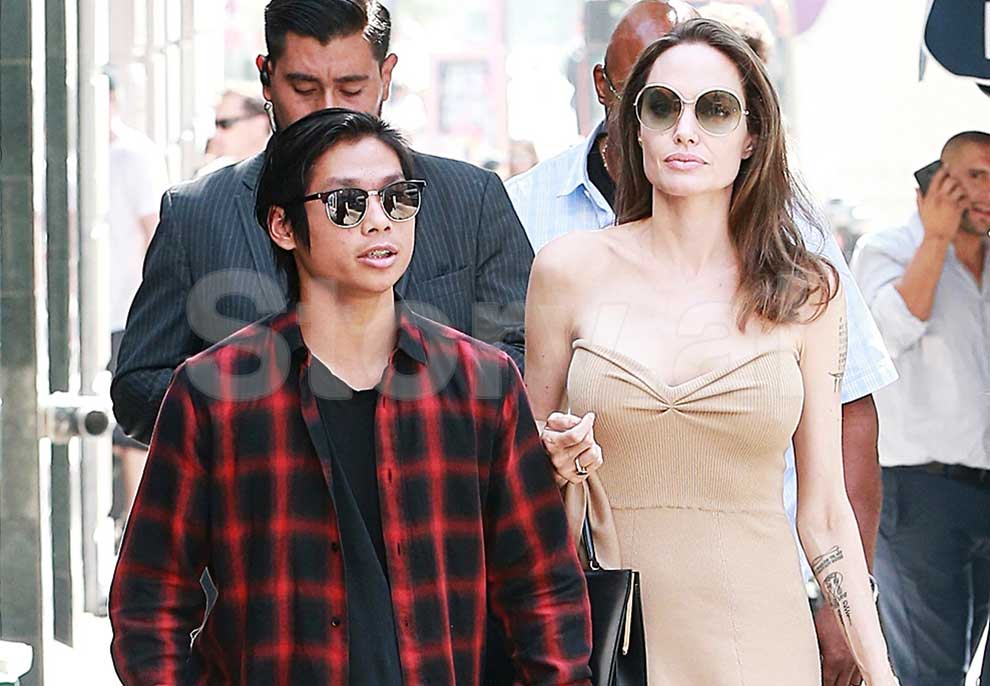 Angelina Jolie pazar me të birin, fansat çmenden pas veshjes së saj
