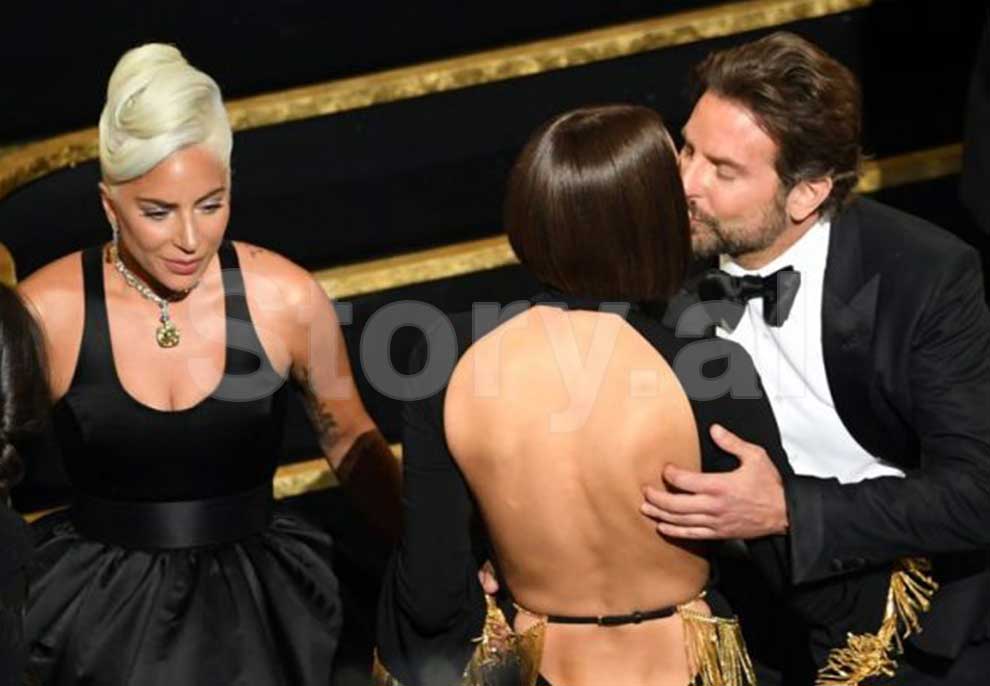 Bradley Cooper flirt me Lady Gaga-n në ‘Oscar’, por si reagoi partnerja e tij Irina Shayk?