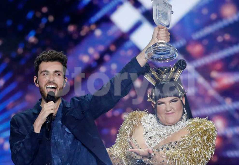 Fituesi biseksual i “Eurovision”-it bën thirrje: Rrini  me atë që doni!