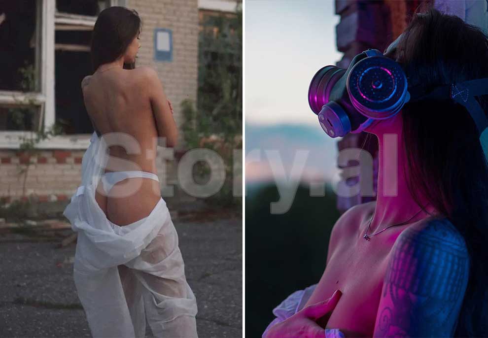 Çernobil josh modelet e Instagramit, poza seksi në qytetin e viktimave