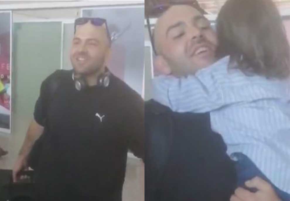 Videoja emocionuese e Big Bastës që takohet me të birin në aeroport