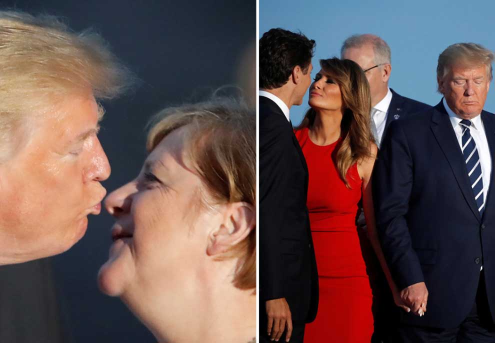 Love story në G7! Fotot dhe puthjet që tërhoqën vëmendjen nga Samiti i Francës