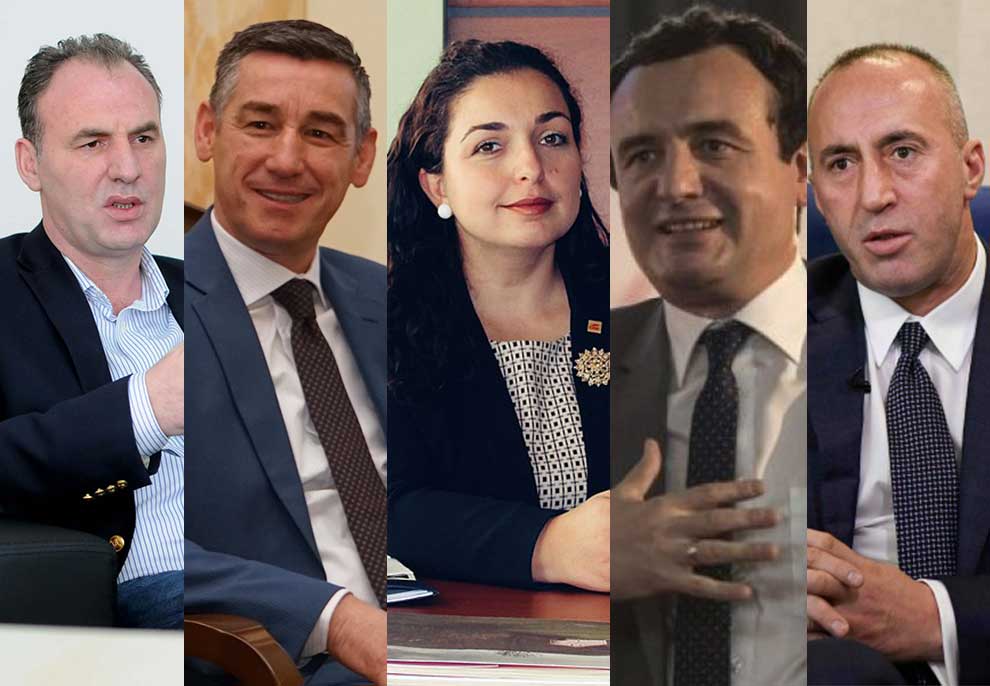 Katër burra dhe një grua, kush janë kandidatët për kryeministër të Kosovës? ﻿