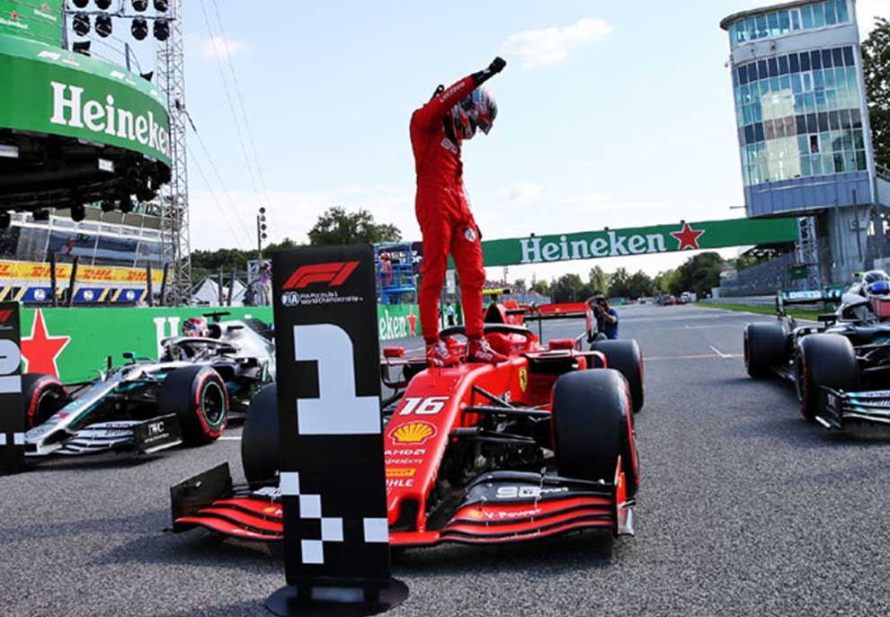Ferrari fiton në shtëpi pas 9 vitesh, Leclerc mposht dyshen e Mercedez