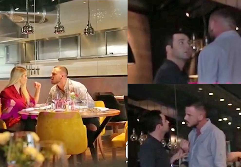 Plas sherri në restorant/ U bë xheloz për të dashurën bionde, klienti gangster ‘zverdh’ Renato Mekollin: E di ç’të punoj apo jo? (VIDEO)