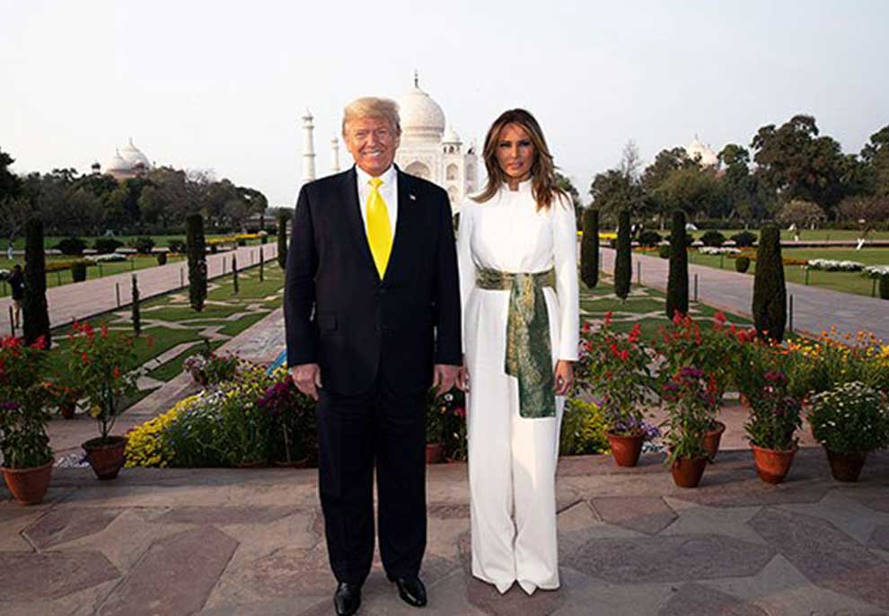 Donald dhe Melania Trump vizitojnë “monumentin e dashurisë” në Indi