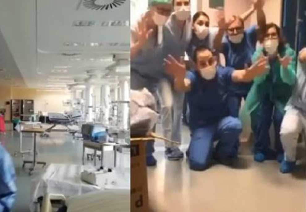 Covid-19/ Mbyllet pavioni i terapisë intensive në spitalin italian, festa e mjekëve