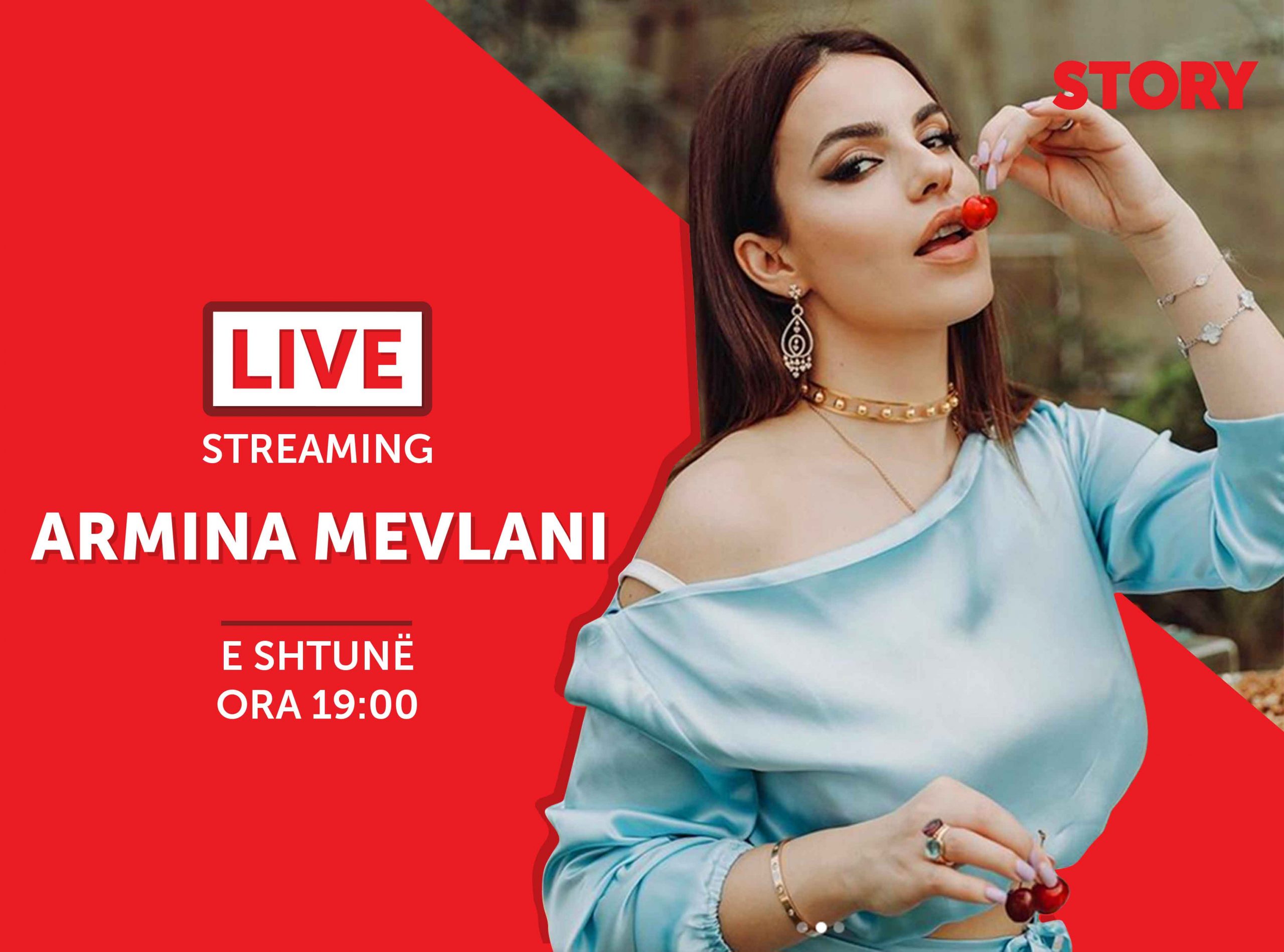 Armina Mevlani në një rrëfim ekskluziv live për STORY