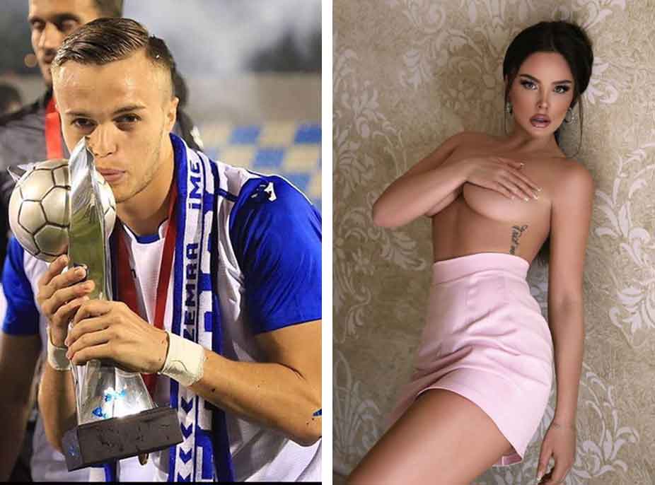 FOTOT/ Françeska Jaçe del hapur me futbollistin 23-vjeçar të Tiranës, romanca e re e Albi Dokës pas historisë me Marina Farën