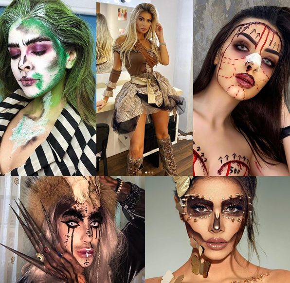 Disa ide fantastike për Halloween nga makeup artistët dhe këngëtarët shqiptarë për këtë vit