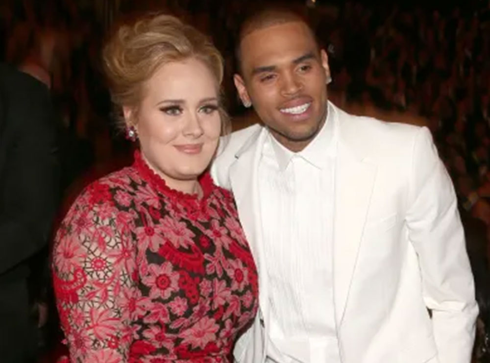 Miqësia e Chris Brown dhe Adele i befason të gjithë, këngëtari e viziton në shtëpi për orë të tëra