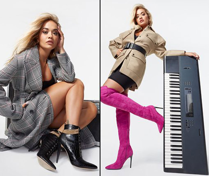 Rita Ora lancon linjën e këpucëve në bashkepunim me ‘Shoe Dazzle’