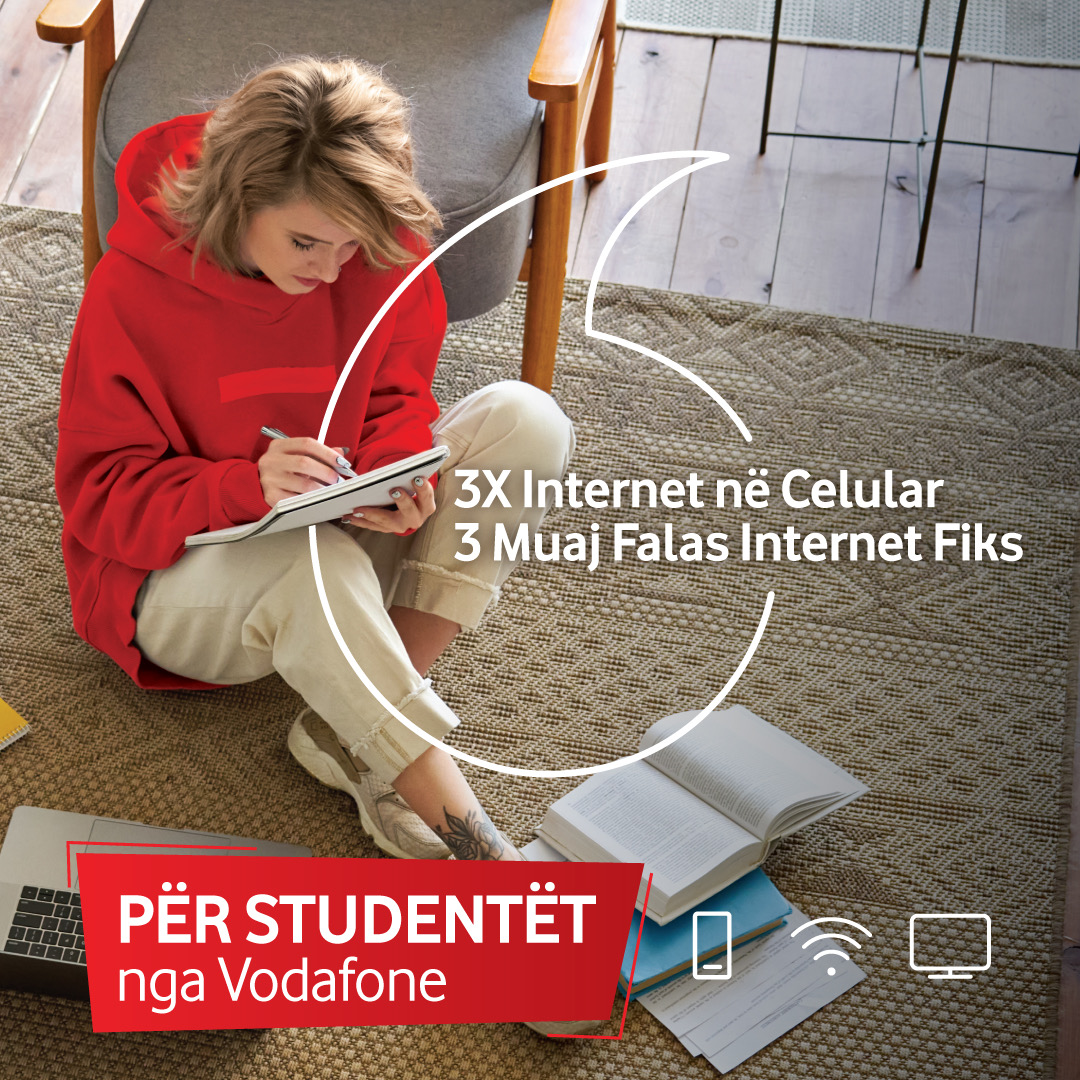 Vodafone sjell një paketë speciale për studentët