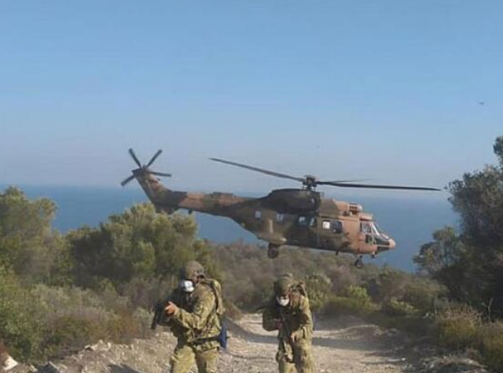 FOTO/ Helikopterë, anije dhe forca speciale: Turqia “pushton” ishullin në Egje