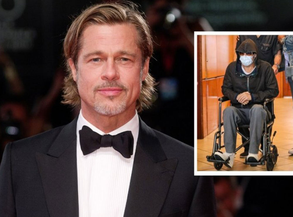 Brad Pitt në karrige me rrota/ Çfarë po ndodh?