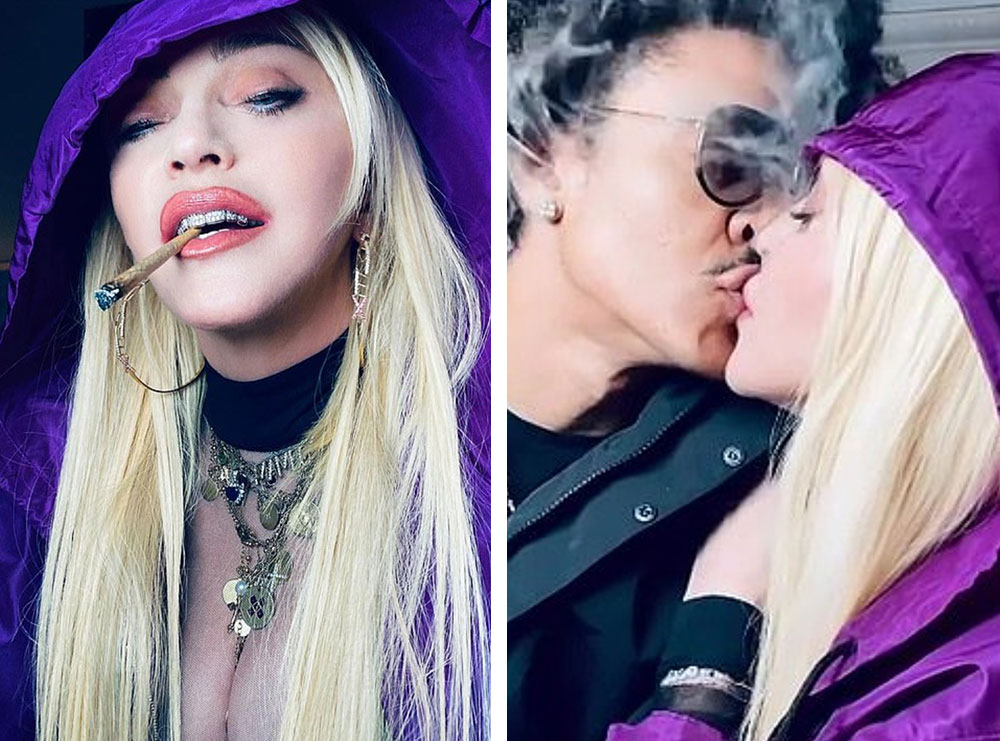 Marijuanë dhe puthje pasionante, Madonna publikon videon intime me të dashurin e saj 36 vite më të vogël