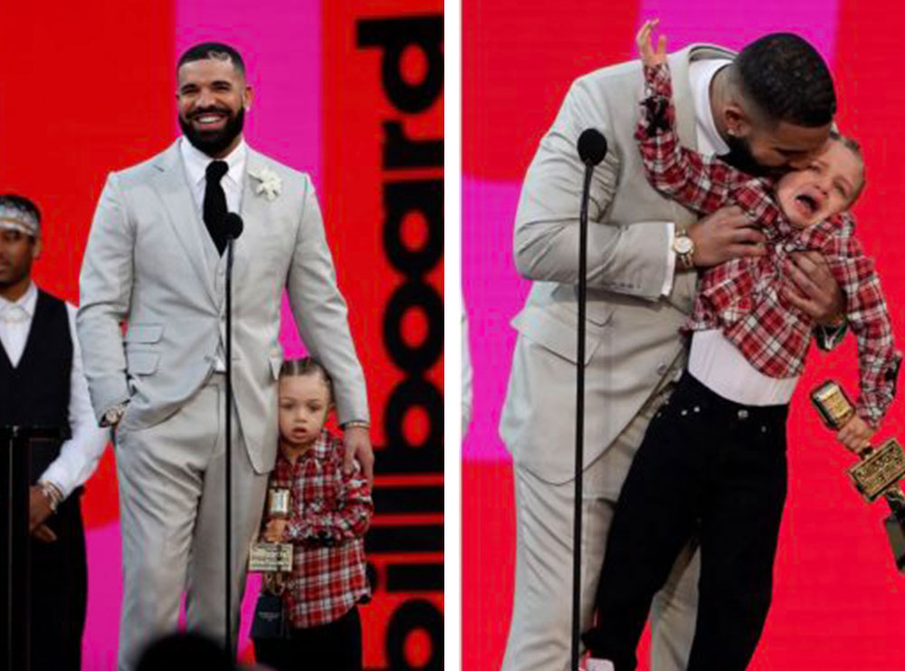 Djali i Drake shpërthen në lot në mes të skenes së ‘Billboard Music Awards’