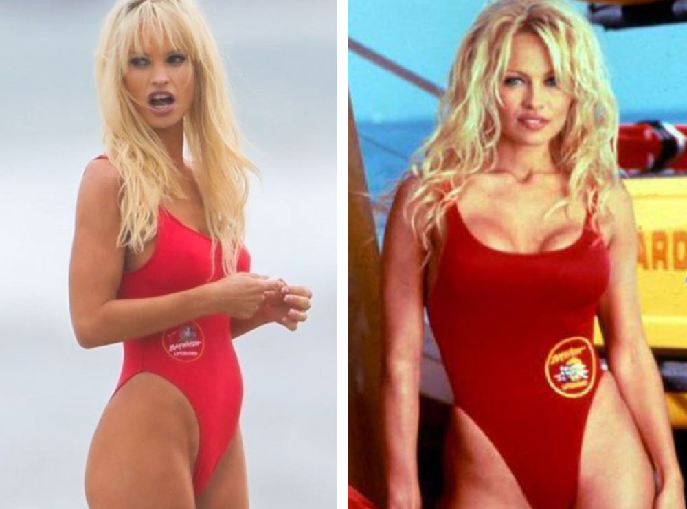 U përzgjodh për të luajtur rolin e Pamela Anderson, por ngjashmëria mes aktoreve po habit të gjithë rrjetin