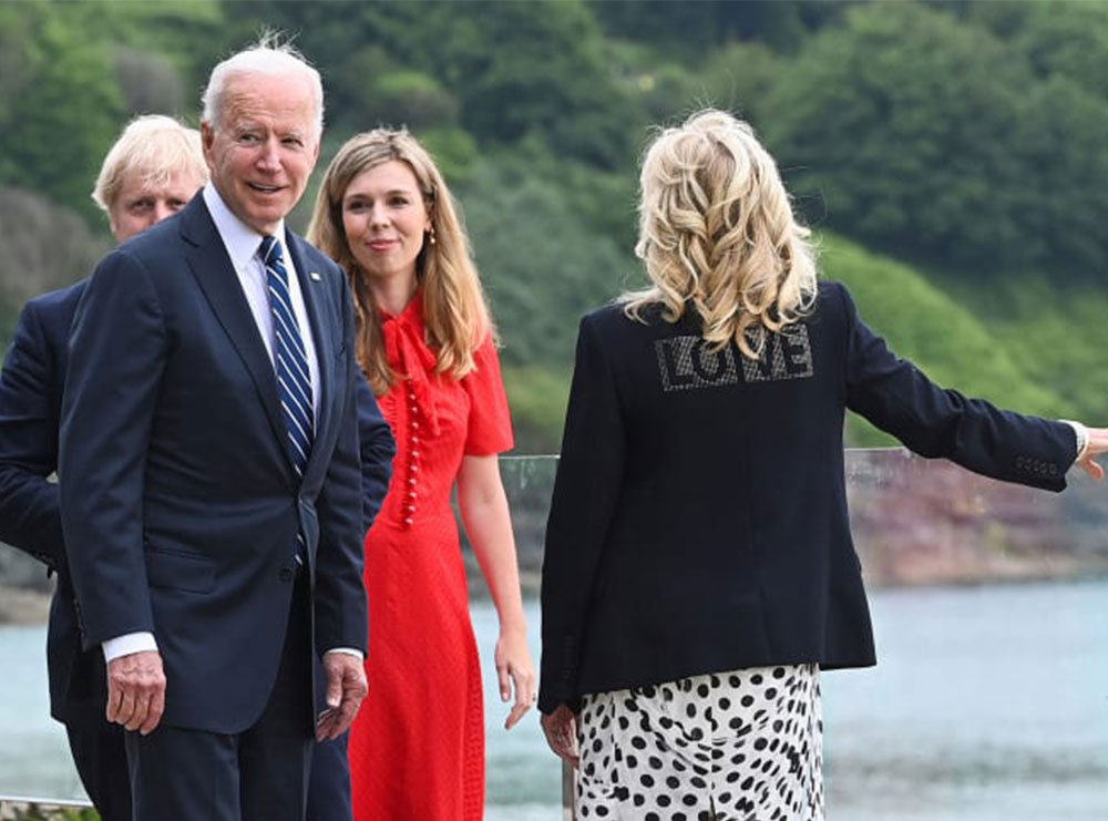 Xhaketa sportive me mbishkrimin ‘Love’ e Jill Biden vendos tonin për samitin e G7