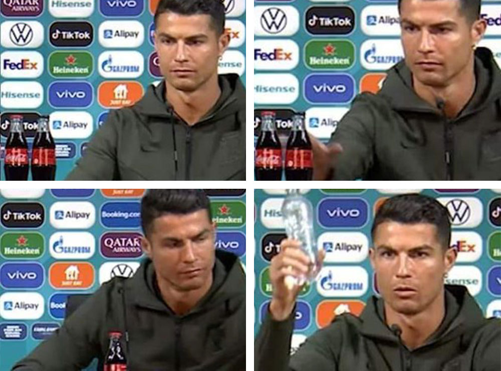 Çfarë bëri Cristiano Ronaldo para gazetarëve? Video që po bën xhiron e rrjetit