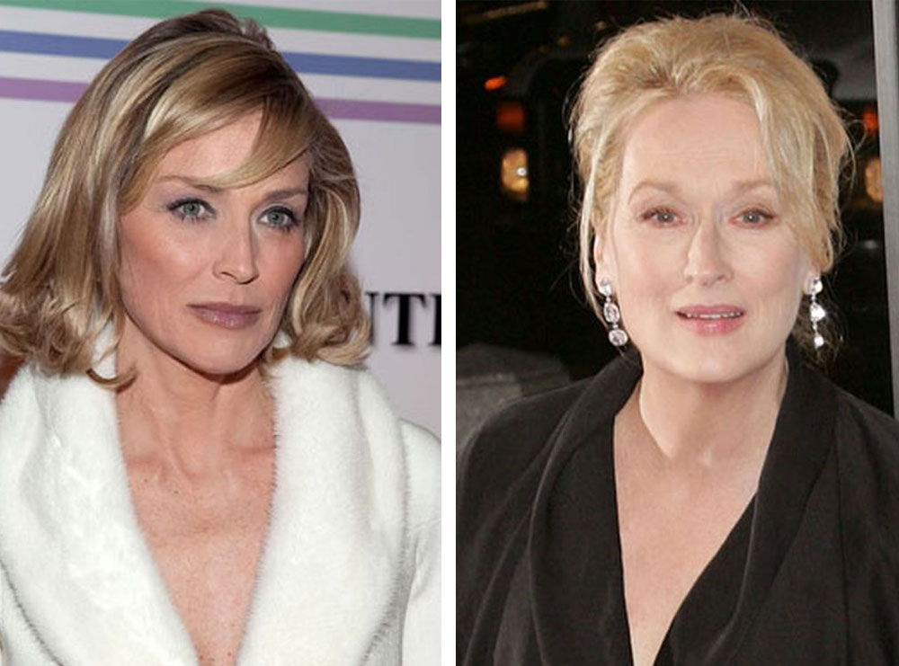 Po bën xhiron e rrjetit një deklaratë e Sharon Stone për Meryl Streep