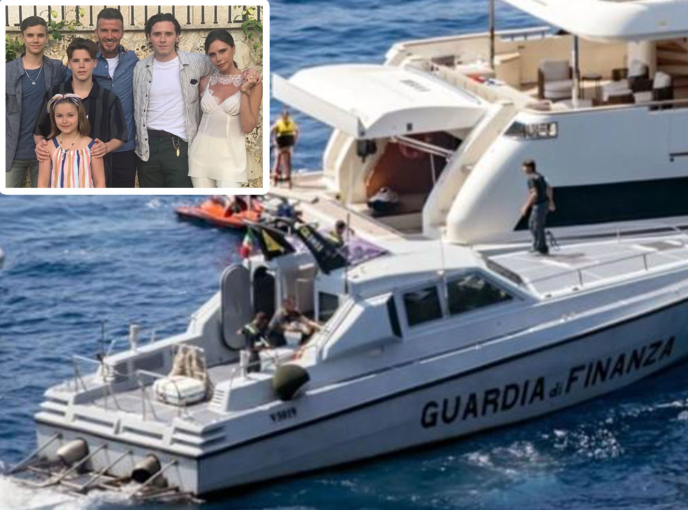 Fëmijët fusin Beckham në telashe: Guardia di Finanza i gjen minorenët duke drejtuar motor uji