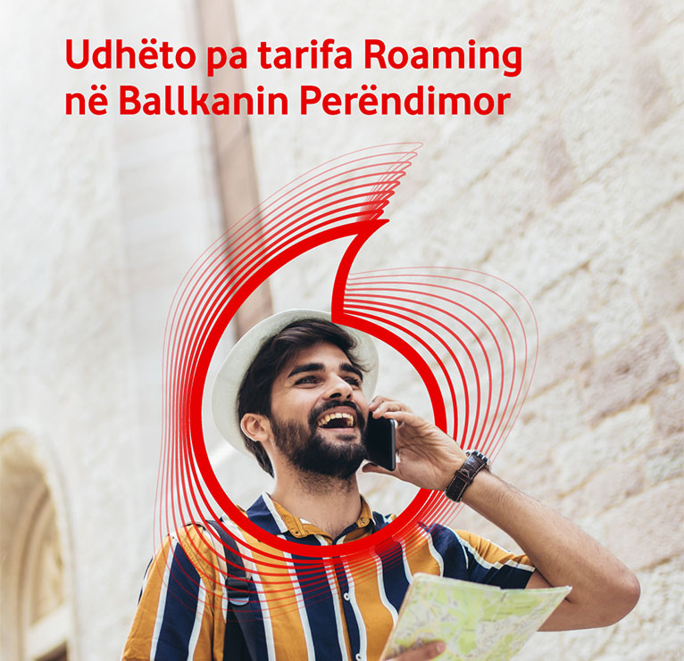 Nga sot, udhëto me rrjetin Vodafone në Ballkanin Perëndimor, pa tarifa roaming