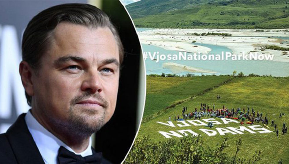 Leonardo DiCaprio shkruan sërish për Vjosën dhe liston arsyet pse duhet kthyer në Park Kombëtar