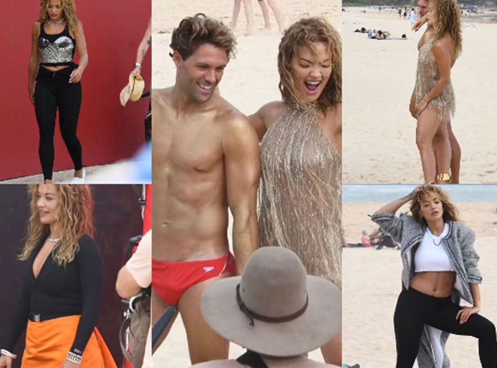 Me meshkuj gjysmë të zhveshur dhe veshje transparente, Rita Ora “çmend” rrjetin me fotosesionin e fundit të realizuar në Australi