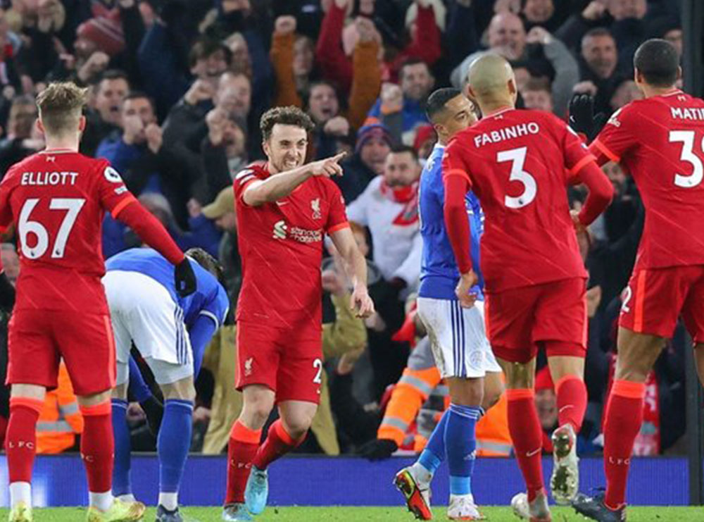 Video/ Dygolëshi i Diogo Jota i jep triumfin Liverpool ndaj Leicester: Arsenal arrin vendin e pestë