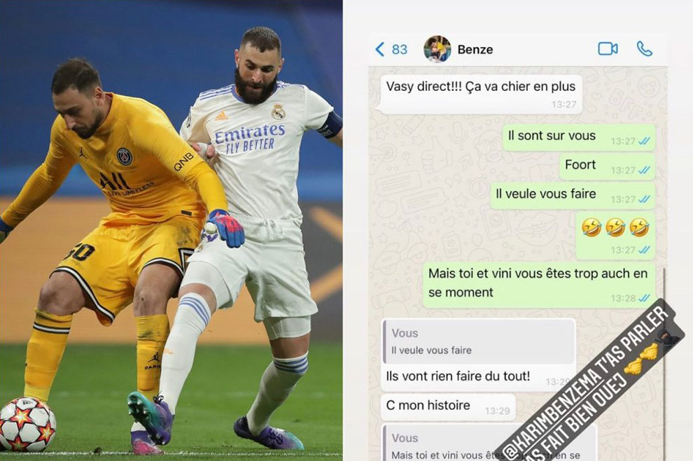 “Do të duan tju qi**ë”: Mesazhi profetik i Benzema në Whatsapp para ndeshjes: “PSG nuk do bëjë asgjë, kjo është historia ime”