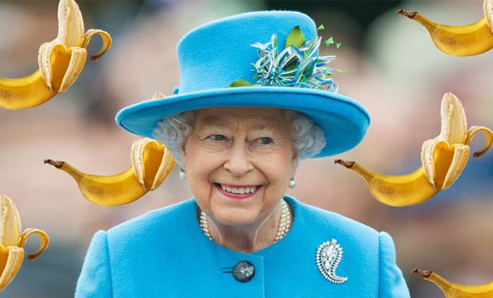 Mbretëresha e Anglisë ka një mënyrë unike për të ngrënë bananen