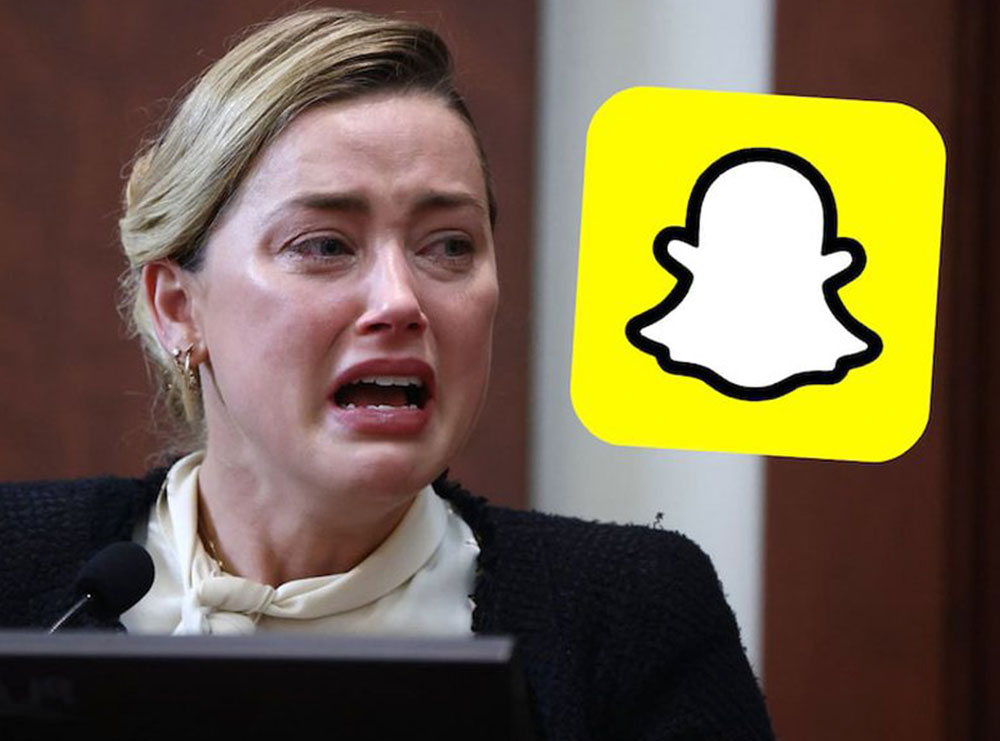 A është Amber Heard frymëzimi për këtë filter në Snapchat?
