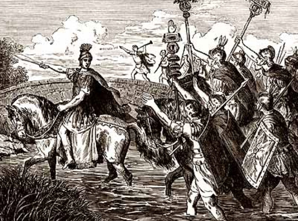 Pse Jul Çezari kaloi Rubikonin: Historia e ngjarjes, që u shndërrua në një nga shprehjet më të njohura në botë