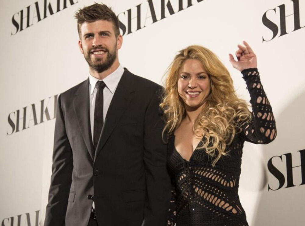 Pas ndarjes nga Shakira, Pique kapet me bionden misterioze