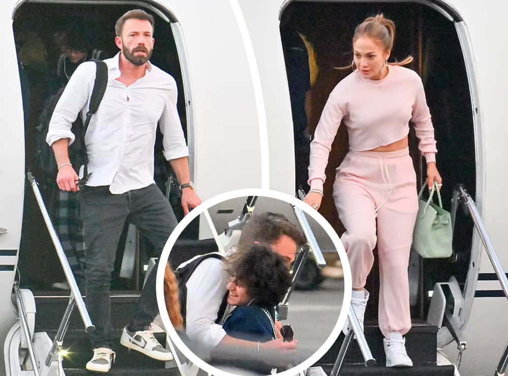 Lopez dhe Affleck udhëtojnë me avionin e tyre privat, por vëmendjen na e tërhoqi përqafimi i Ben me vajzën e Jennifer!