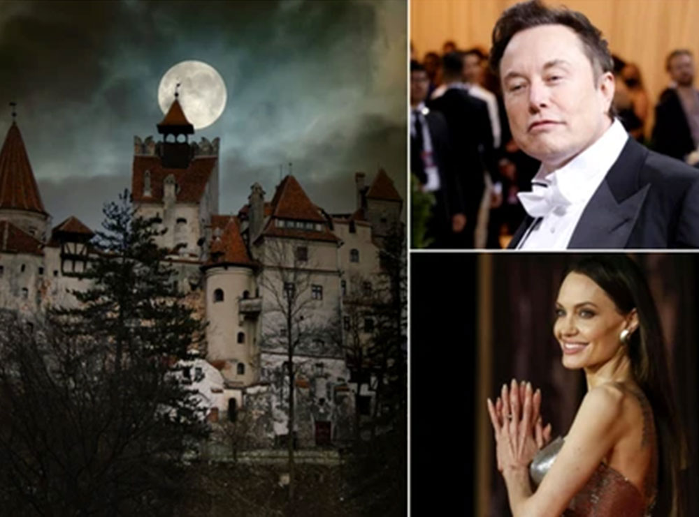 Elon Musk fton miqtë miliarderë (mes tyre Angelina Jolie) në Rumani për festën e Halloween në Kështjellën e Drakulës