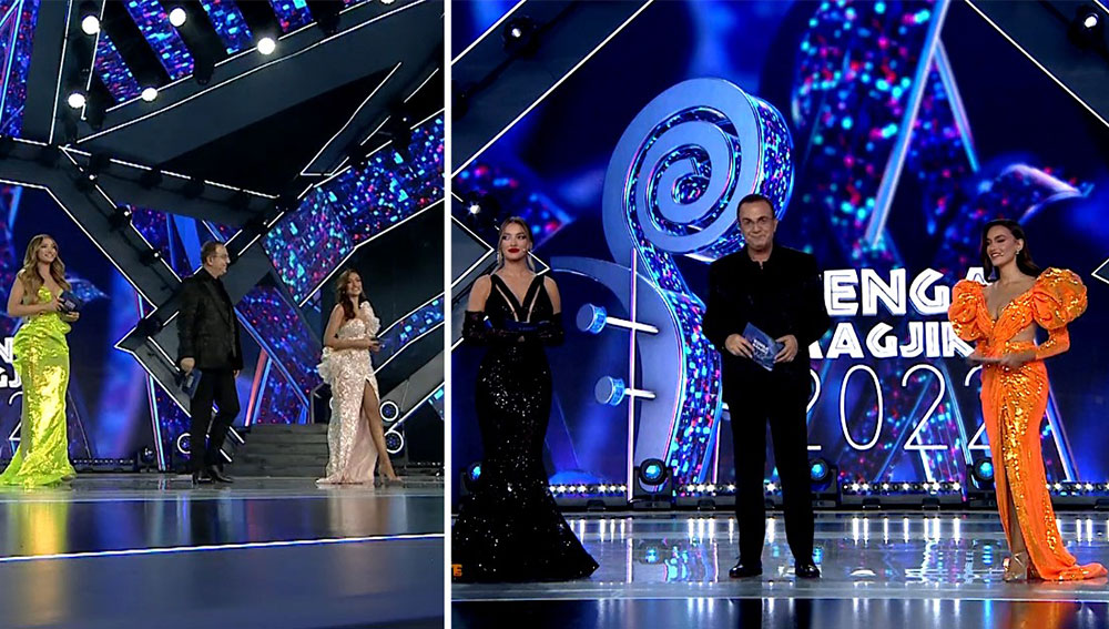 Xixa dhe ngjyra, çfarë veshën Olta Beqiri dhe Eva Murati në gjysmëfinalen e dytë të “Kënga Magjike”