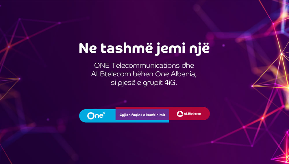 Bashkimi i madh vazhdon – ONE Telecommunications dhe ALBtelecom bashkohen ligjërisht për t’u bërë ONE Albania