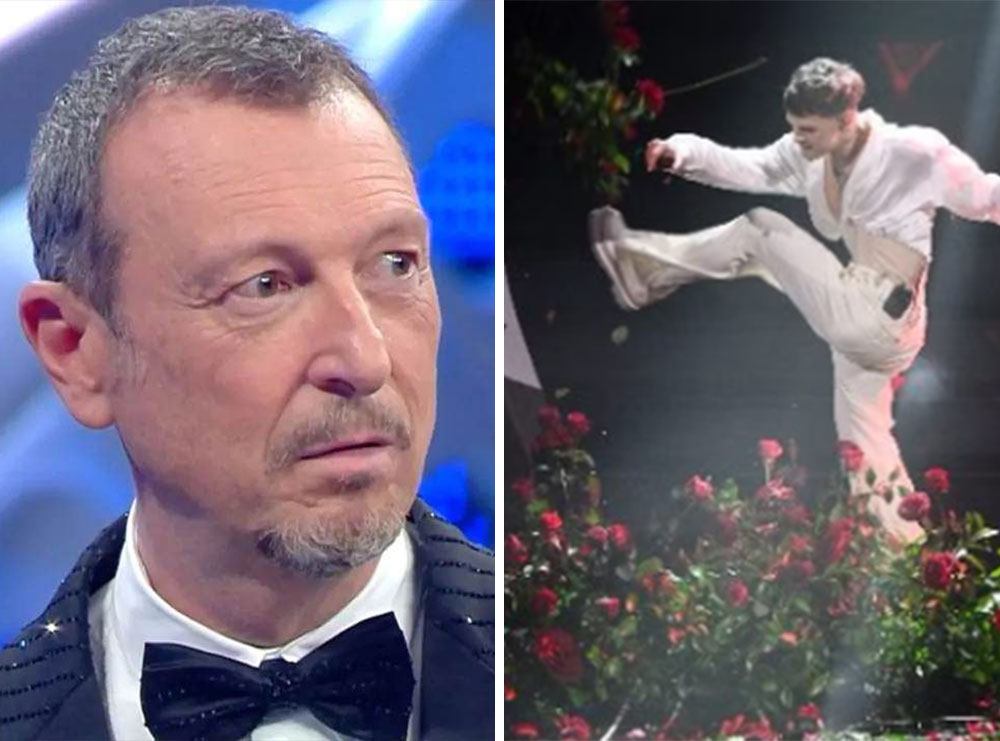 Artisti italian shkatërroi skenën e ‘Sanremo 2023’/ Flet Amadeus: Blanco më kërkoi falje! Ai është vetëm 20 vjeç ka lëshuar inatin mbi lulet