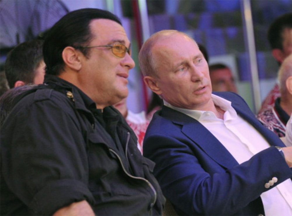 Në kulmin e luftës/ Vladimir Putin dekoron aktorin amerikan, Steven Seagal