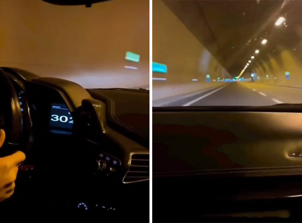 “Aleks na vrave”, çmenduri në tunelin e Kalimashit me 307 km/orë, reperi i njohur shpëton për qime nga aksidenti (VIDEO)