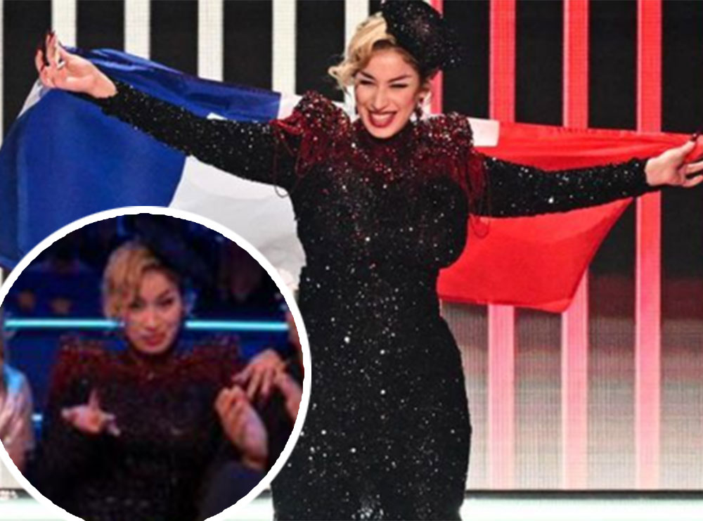 Tregoi gishtin e mesit pasi nuk mori shumë pikë në “Eurovision”, reagon këngëtarja përfaqësuese e Francës