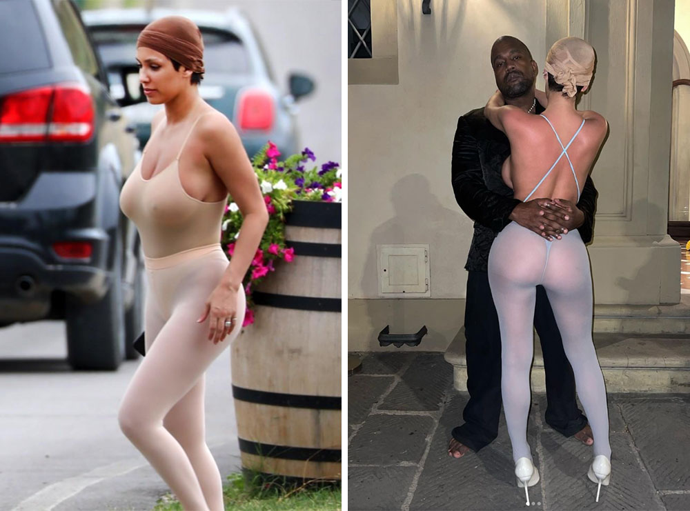 Stili i pazakontë i Kanye West “tërbon” italianët, artisti del zbathur, e dashura thuajse e zhveshur