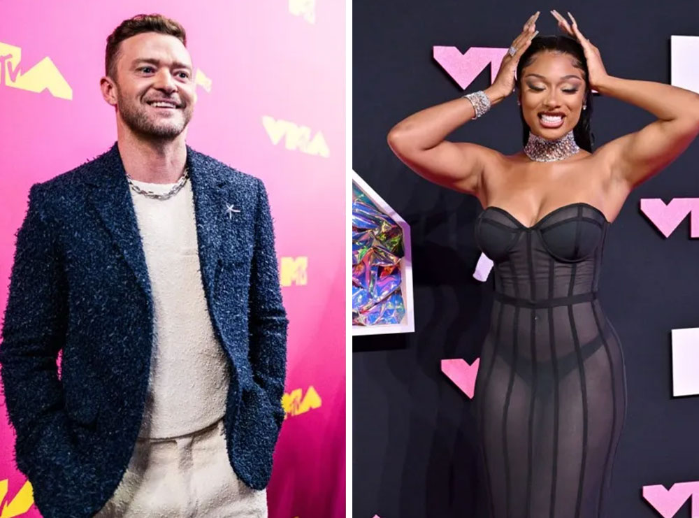 Sherr mes Justin Timberlake dhe Megan Thee Stallion në prapaskenën e MTV!