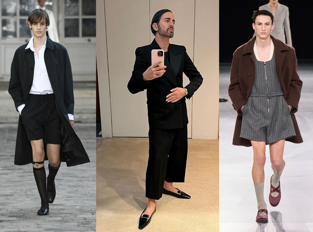Këpucët “Ballerina” për meshkuj: Nga sfilatat e modës tek fotot personale, trendi që synon të zhdukë veshjet në bazë gjinore